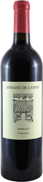 image du vin 2021 Domaine de Cambes, Bordeaux