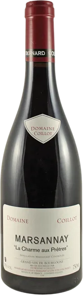 capture du vin Marsannay la Charme Aux Prêtres Rouge 2021 Domaine Christophe Coillot