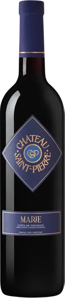 photo du vin Côtes de Provence Marie Rouge 2022 Château Saint Pierre