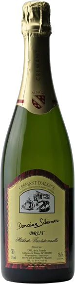photos du vin Crémant d’Alsace Méthode Traditionnelle Brut Blanc Domaine Schirmer
