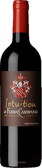 photo du vin Château Fleur Cardinale Saint-Emilion Grand Cru Intuition de Fleur Cardinale Rouge 2021