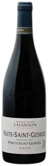 aperçu du vin Nuits-Saint-Georges 1er Cru les Porrets-Saint-Georges Rouge 2008