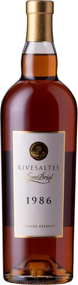 capture du vin Dom Brial, Rivesaltes Grande Réserve 1986