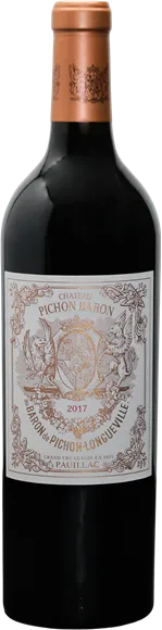 vue du vin Château Pichon Baron Rouge 2017