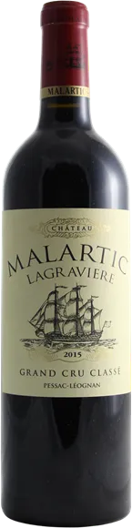 image du vin Château Malartic-Lagravière Rouge 2015