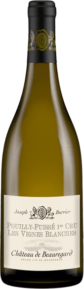 capture du vin Pouilly-Fuissé 1er Cru les Vignes Blanches 2022 Château de Beauregard Joseph Burrier