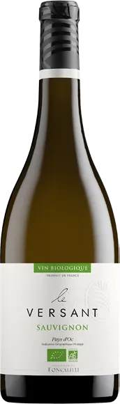 photo du vin Pays d’oc le Versant Sauvignon Blanc 2021 les Vignobles Foncalieu