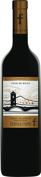 photos du vin Minervois Tour de Rieux la Bergerie Rouge 2021 Famille Fabre