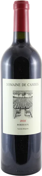 photo du vin Bordeaux Rouge 2018