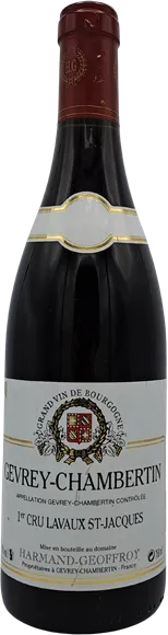image du vin Gevrey-Chambertin 1er Cru Lavaut Saint-Jacques Rouge 2013 Domaine Harmand-Geoffroy