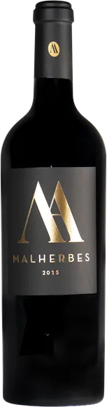 photo du vin Côtes de Bordeaux Cadillac Malherbes Grand Vin Rouge 2015 Château de Malherbes