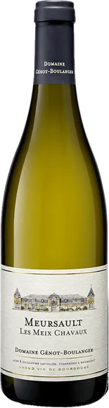 photos du vin Meursault les Meix Chavaux Blanc 2019 Domaine Génot-Boulanger