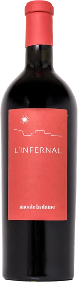image du vin les Baux de Provence l’Infernal Rouge 2021 Mas de la Dame