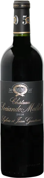 photo du vin Château Sociando-Mallet Rouge 2018