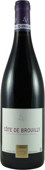 image du vin Côte de Brouilly Rouge 2020 Domaine Lafarge-Vial