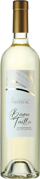 photo du vin Méditerranée Baou Tailla Blanc 2024 les Vignerons de Mistral