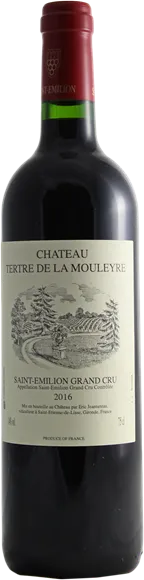 photo du vin Château Tertre de la Mouleyre Rouge 2016