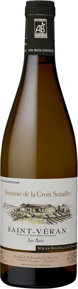 photo du vin Saint-Véran les Buis Blanc 2021 Domaine de la Croix Senaillet