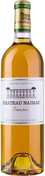 vue du vin Château Nairac Barsac Blanc 2014