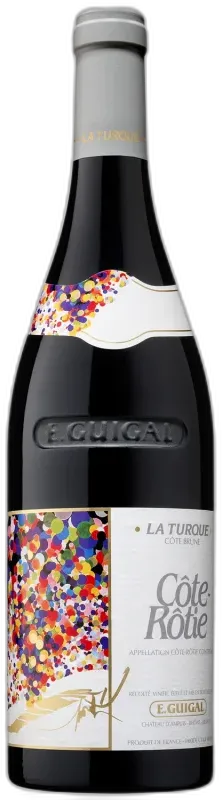 vue du vin Côte Rôtie la Turque Rouge 2020