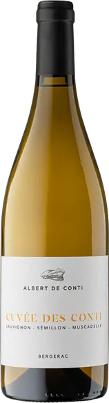 vue du vin Bergerac Cuvée des Conti Blanc 2023 Château Tour des Gendres