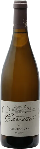 photo du vin Saint-Véran en Combe Blanc 2022 Domaine Carrette