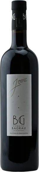 vue du vin Coteaux d’Aix-en-Provence Jovic Rouge 2022