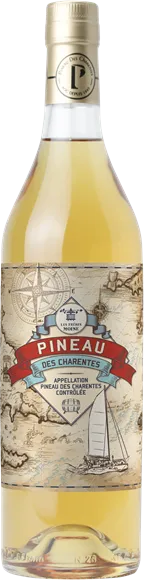 vue du vin Pineau des Charentes Blanc les Frères Moine