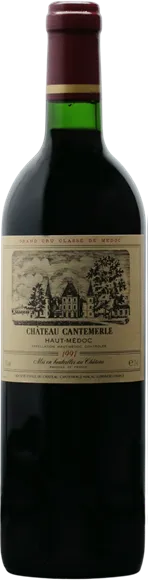 illustration du vin Château Cantemerle Haut-Médoc Rouge 1991