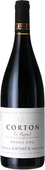 photo du vin Corton le Rognet Rouge 2021 Domaine Arnoux Père et Fils