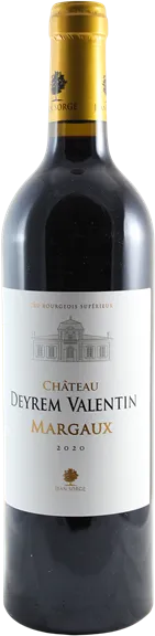 aperçu du vin Château Deyrem-Valentin Rouge 2020