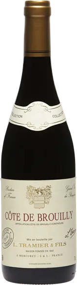 illustration du vin Côte de Brouilly Rouge 2021 Maison Tramier