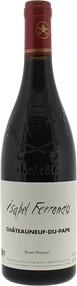 vue du vin Châteauneuf-du-Pape Famille Isabel Ferrando Rouge 2021