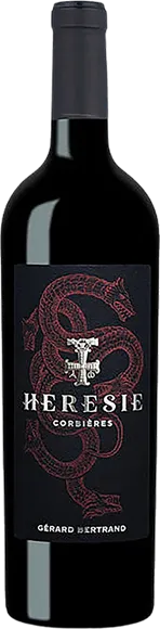 image du vin Corbières Hérésie Rouge 2022 Gérard Bertrand