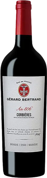 photo du vin Corbières Héritage an 806 Rouge 2022 Gérard Bertrand