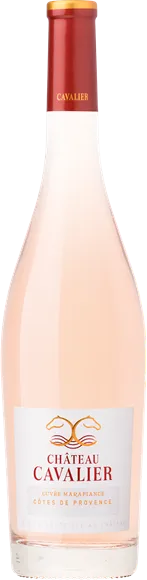 vue du vin Côtes de Provence Marafiance Rosé 2024 Château Cavalier