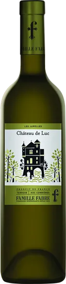 capture du vin Corbières Château de Luc les Jumelles Blanc 2024 Famille Fabre