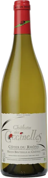 vue du vin Côtes du Rhône Blanc 2024