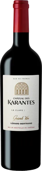 photo du vin la Clape Château des Karantes Grand Vin Rouge 2020 Gérard Bertrand