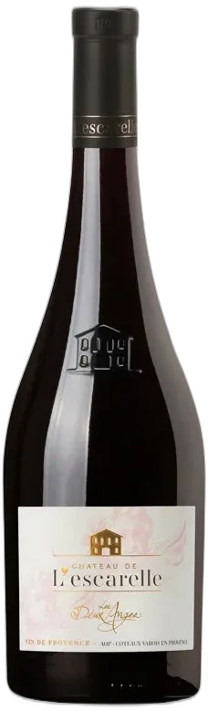 vue du vin Château de l’Escarelle Cuvée les Deux Anges Vin