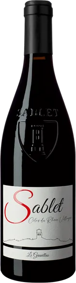 photo du vin Côtes du Rhône Villages Sablet Rouge 2023 le Gravillas