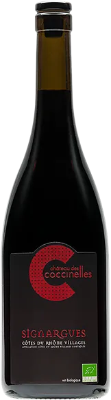 photo du vin Côtes du Rhône Villages Signargues Rouge 2021 Château des Coccinelles