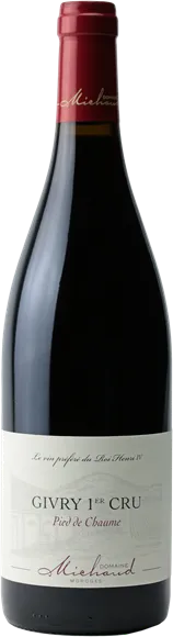 photos du vin Givry 1er Cru le Pied de Chaume Rouge 2023 Domaine Michaud