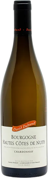 image du vin Bourgogne Hautes Côtes de Nuits Blanc 2022 Domaine David Duband