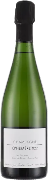 vue du vin Champagne Ephémère 022 les Brousses Extra-Brut Blanc 2018 Champagne Drémont Père & Fils