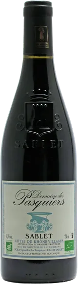 photo du vin Côtes du Rhône Villages Sablet Rouge 2023 Domaine des Pasquiers