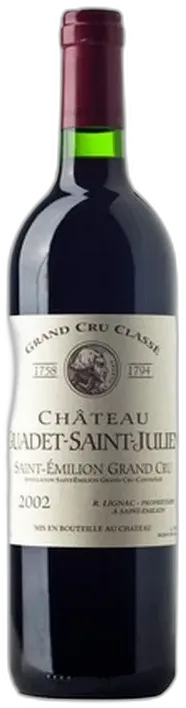 image du vin Château Guadet Saint Julien 2001
