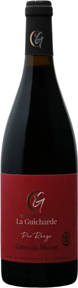 illustration du vin Côtes du Rhône Pur Rouge 2024 Domaine la Guicharde