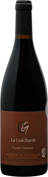 photo du vin Côtes du Rhône Villages Massif d’Uchaux Cuvée Genest Rouge 2024 Domaine la Guicharde