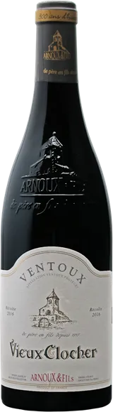 image du vin Ventoux Vieux Clocher Rouge 2023 Arnoux et Fils